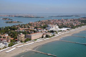 Lido strand Venetië