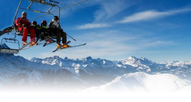 geniet van zon en sneeuw skilift frankrijk