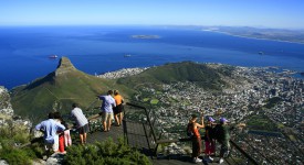 uitzicht vanaf tafelberg kaapstad