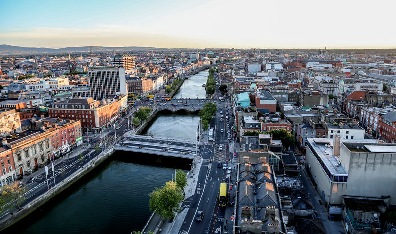 Dublin overzichtsfoto stad