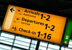 Bord vertrekken Schiphol