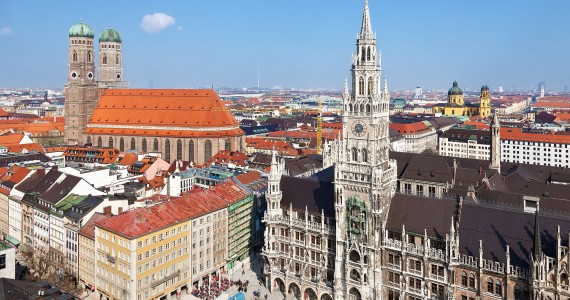 Stad Muenchen Beieren Duitsland