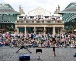 covent garden straat artiesten