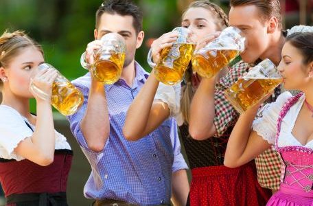 Bier drinken in Munchen